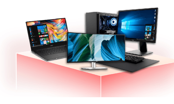 Refurbished laptops, desktops and monitors